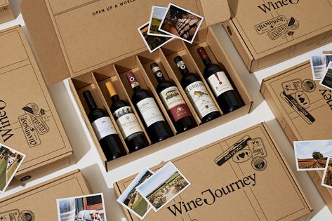 Wine Business Ideas, Wine Boxes Ideas, Wine Subscription Boxes, Wine Box Design, Wine Packaging Design Box Ideas, Unique Wine Packaging, Wine Subscription Box Design, Wine Ads, Wine Subscription Box