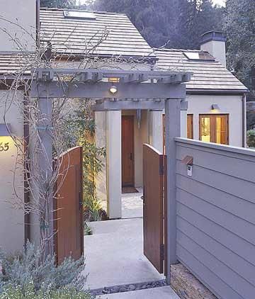 Diy Garden Arbor With Gate, Gated Arbor, Garden Arbor With Gate, Arbor Gate, Cedar Gate, Arbor Ideas, Wooden Arbor, Arbors Trellis, Modern Gate