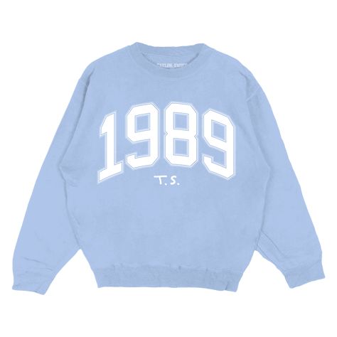 1989 Crewneck $60 1989 Crewneck, Taylor Swift 1989 Tour, Taylor Swift Top, New Taylor Swift, Rose Hoodie, Taylor Swift New, Grey Quarter Zip, Estilo Taylor Swift, Taylor Swift Outfits