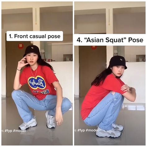 Russian Squat Pose, Squatting Down Pose Reference, Asian Squat Pose Reference, Woman Squatting Pose, Korean Squat Pose, Squating Down Pose, Squat Pose Reference, Asian Squat Pose, Squat Poses