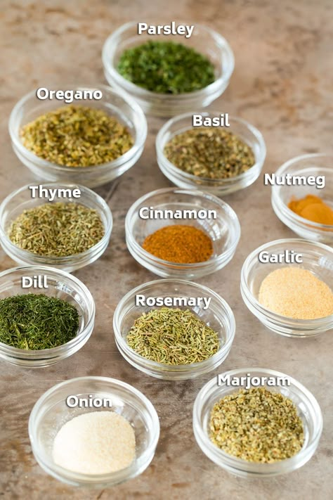 This Greek seasoning is a blend of dried herbs and spices that adds tons of flavor to chicken, seafood, lamb and vegetables. Greek spice mix only takes minutes to make, and is great to have on hand for easy dinners. Greek Chicken Spices, Greek Spice Blend, Roast Chicken Seasoning Dry Rubs, Greek Seasoning Blend, Lamb Seasoning, Greek Chicken Seasoning, Greek Seasoning Recipe, Cavenders Greek Seasoning, Roast Chicken Seasoning