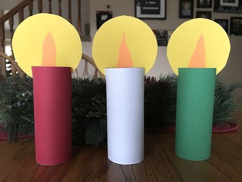 Paper Candle Craft, Christmas Candle Crafts, Make This, Kids Candles, Candle Crafts, Preschool Christmas Crafts, Outfit 2020, Christmas Crafts To Make, Candle Craft