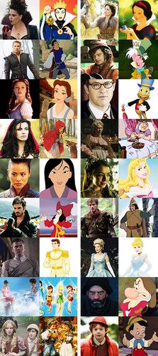 Once Upon A Time characters and Disney Counterparts - Once Upon A Time Fan Art (33046978) - Fanpop Once Upon A Time Funny, Pocket Princess, Film Netflix, Once Up A Time, Film Disney, Killian Jones, Harry Potter Film, Emma Swan, Captain Swan