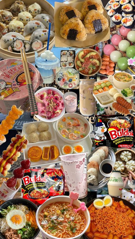 #miam #korea Asian Convience Store, Korea Astethic, South Korea Travel Aesthetic, Korean Snacks Aesthetic, Korea Vision Board, Korea Snack, Korea Street Food, Korean New Year, New Style Ideas