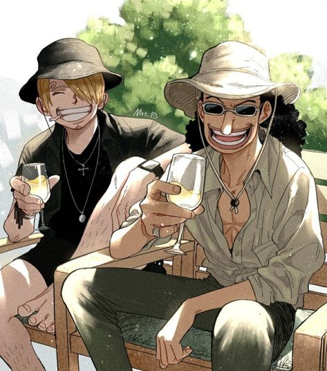 Fanart based off of a picture of the One piece Netflix live action actors of Usopp and Sanji - I love this so much Sanji Usopp, One Piece Crew, One Peice Anime, One Piece Drawing, One Piece Pictures, Straw Hats, One Piece Fanart, Manga Anime One Piece, One Piece Luffy