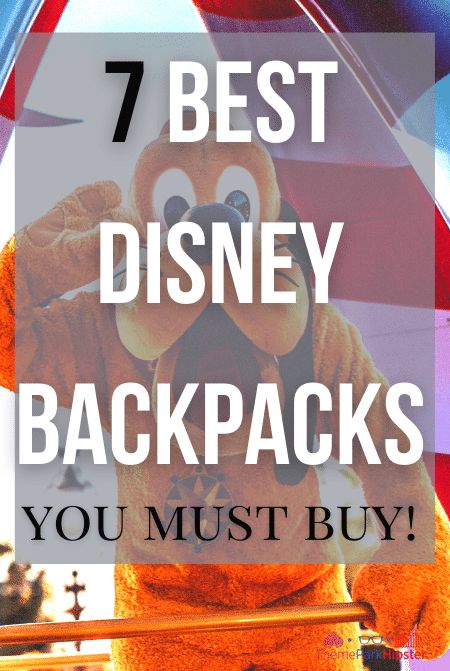 What's the Best Backpack for Disney (These 7 Will Help You Decide) - ThemeParkHipster Backpack For Disney, Disney List, Backpacking Canada, Travel Canada, Disney Day, Disney Boys, Disney Planning, Disney Bag, Road Trip Essentials