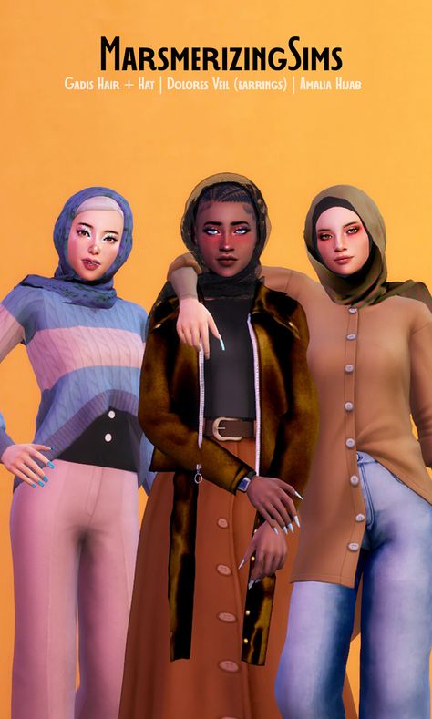 Sims 4 Head Covering, Sims 4 Hijab Maxis Match, Sims 4 Hajib, Sims 4 Women Accessories, Sims 4 Cc Clothes Hijab, Sims 4 Cc Women Accessories, Sims4 Cc Hijab, Ts4 Hijab Cc, Sims 4 Cc Hajib