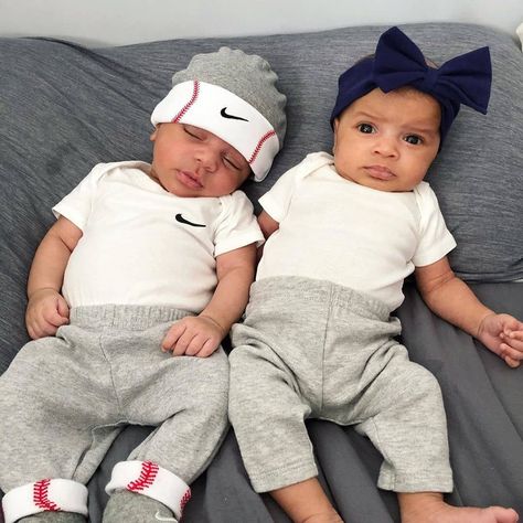 Mixed Babies Twins Boy And Girl, Twin Manifestation, Twins Manifestation, Mixed Twins Boy And Girl, Mixed Twins, Black Twin Babies, Triplet Stroller, 3 Month Old Baby Pictures, Twins Boy And Girl