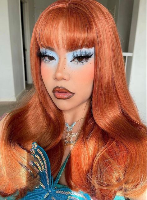 Makeup Looks, A Woman, Makeup, Red, Hair, Blue, Instagram, Make Up, Make Up Looks