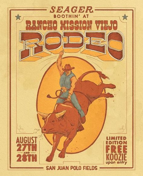 Old Rodeo Posters, Old Western Posters, Western Posters Vintage, Cowboy Posters Vintage, Vintage Cowboy Poster, Rodeo Graphic Design, Vintage Western Graphic Design, Vintage Rodeo Posters, Western Poster Design