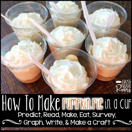 How to make a pumpkin pin in a cup? Merguine Cookies, Pumpkin Pie In A Cup, Pie In A Cup, Desserts Pie, Megan Mitchell, Donation Letter, November Ideas, Thanksgiving Classroom, November Activities