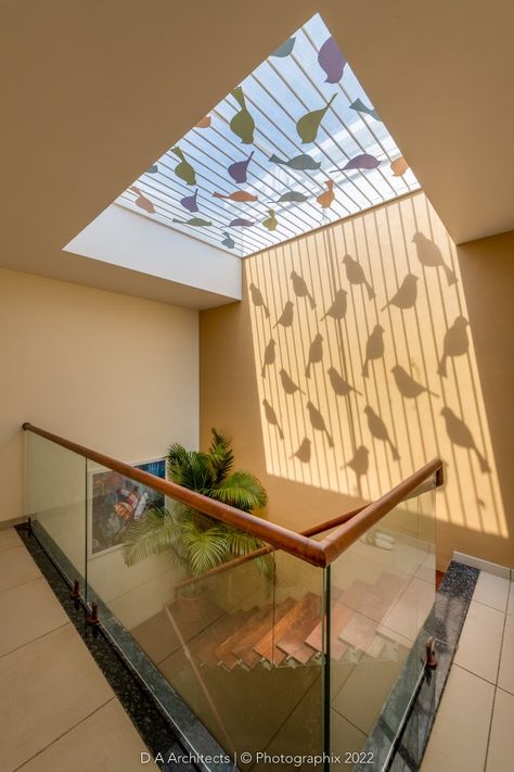 Skylight Design, Indian Home Design, Interior Design Your Home, Courtyard Design, Stair Case, House Arch Design, Inspire Me Home Decor, Grill Design, Jairzinho