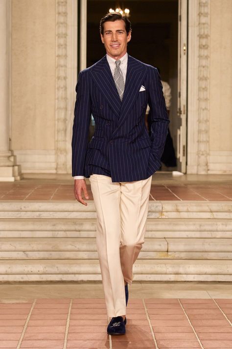 Ralph Lauren Looks, Ralph Lauren Suits, Preppy Mens Fashion, Classy Suits, Ralph Lauren Menswear, Men Suit, Ralph Lauren Style, Neue Outfits, Slim Fit Suits