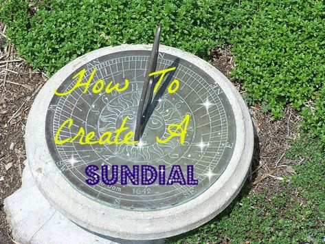 This guide will teach you how to make a simple yet powerful equatorial sundial using household materials step by step with photos. By the end of this, you will have a very impressive and fully functional sundial! Diy Sundial, Clock Drawing, Play Garden, Sundials, Emergency Supplies, School Garden, Stem Projects, Low Tech, Camping Crafts