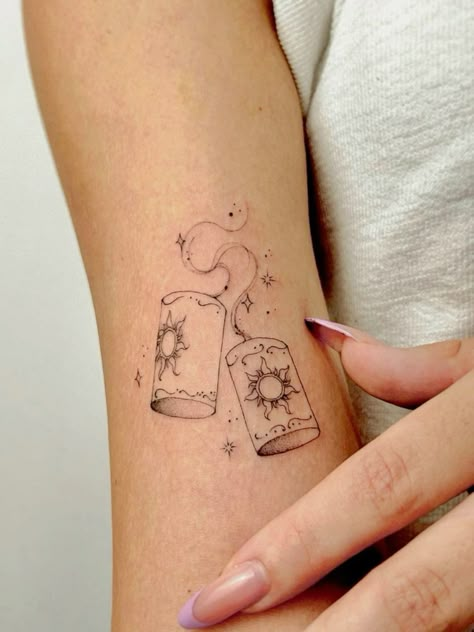 Small Tattoo Disney, Rupunzle Tattoo, Rapunzel Inspired Tattoos, Lumiere Tattoo, Repunzle Tattoo, Tangled Inspired Tattoo, Tangled Lantern Tattoo, Disney Fine Line Tattoo, Rapunzel Tattoos