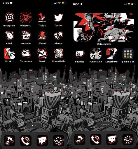 Persona 5 App Icons, Ios Layout, Android Theme, Persona 4, Iphone App Design, Iphone Layout, Pastel Pink Aesthetic, Ios Wallpapers, Widget Icon