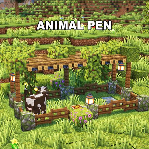 ⛏️ Minecraft Animal Pen Idea 💬 Rate this Minecraft Build (1-10) ✅ Like & Follow for more Minecraft Builds, Easy & Simple Building Tutorials, House Designs, Build Ideas & Tips. 📢 Share with your Friends #minecraft #minecraftpe #minecraftmemes #minecraftbuilds #minecrafttutorial #minecraftbuilding #minecraftbuild #minecraftideas #minecraftonly #mcpe #minecraftpc #minecraftdaily #trending #fyp #viral #gaming Animal Pen Minecraft Ideas, Cute Minecraft Cow Pen, Minecraft Animal Pens Ideas, Aesthetic Minecraft Animal Pen, Minecraft Animal Builds, Animal Pens Minecraft, Simple Minecraft Animal Pen, Minecraft Cow Pen, Minecraft Animal Pens