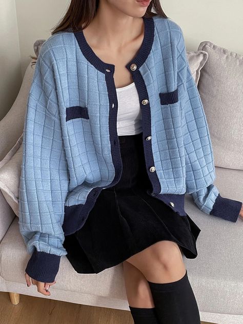 Discover great products at the best prices at Dealmoon. SHEIN DAZY Drop Shoulder Contrast Trim Cardigan. Price:$16.15 at SHEIN Dazy Shein, Shein Coupons, Raglan Sleeve Cardigan, Shein Cardigan, Patch Cardigan, Shoulder Cable, Puff Sleeve Cardigan, Drop Shoulder Cardigan, Longline Cardigan