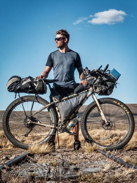 The Perfect Bikepacking Setup Bikepacking Setup, Adventure Bike Cycling, Bikepacking Gear, Bike Packing, Touring Bicycles, Bicycle Travel, Bike Camping, Gear List, Bike Repair