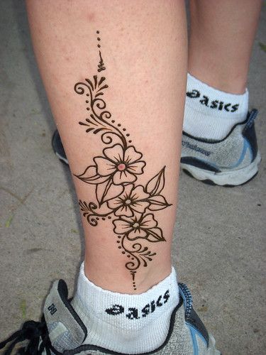 henna 007 | Henna Tattoo Orange County | lindylove2 | Flickr Henna Ankle, Henna Leg, Henna Motive, Henna Leg Tattoo, Thigh Henna, Leg Henna Designs, Tato Tradisional, Cute Henna Designs, Cute Henna Tattoos