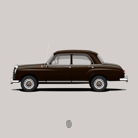 Sooraj Jayaprakash on Instagram: "Mercedes-Benz W121 (1956-1961) Commissioned by @ponton_ponton #mercedesbenz #W121 #carillustration #classiccar" Mercedes Sport, Car Illustration, Car Stuff, Mercedes Benz, Classic Cars, On Instagram, Quick Saves, Instagram, Art