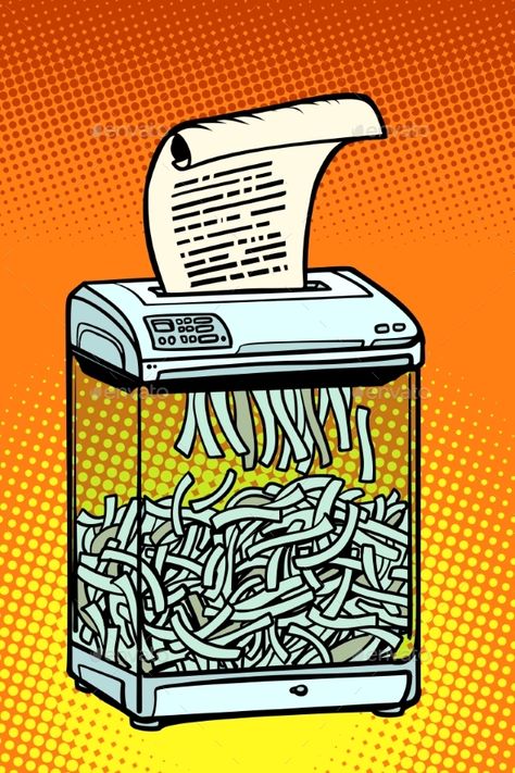 Shredder Wallpaper, Paper Shredder Art, The Shredder, Shredder's Revenge, Shredder 2003, Paper Shredder, Retro Vector Illustration, Paper Illustration, Paper Trail