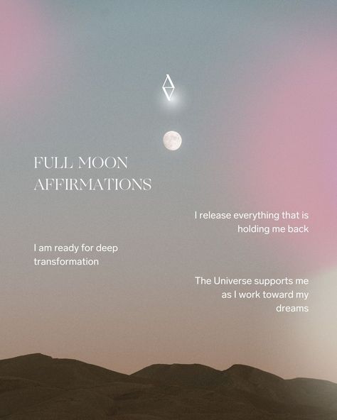 affirmations | affirmations for women | affirmations for success | daily affirmations | positive affirmations | morning affirmations | money affirmations New Moon Affirmations, Full Moon Manifestation, Full Moon Quotes, Moon Affirmations, Affirmations For Love, Moon Manifestation, Women Affirmations, Full Moon Meditation, Full Moon In Pisces