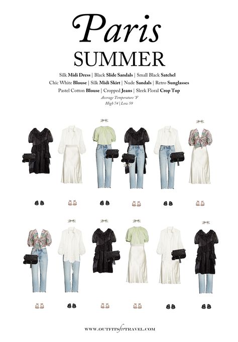 Europe Ootd Summer, French Minimalist Wardrobe Summer, French Spring Capsule Wardrobe, 10 Piece Summer Capsule Wardrobe, Paris Tourist Outfit Summer, Paris Summer Fashion 2023, French Summer Outfits 2023, Paris Wardrobe Capsule, French Outfit Ideas Parisian Style