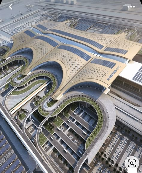 Airport Concept Architecture, Airport Design Architecture Concept, Concept Airport, Airport Design Architecture, Airport Architecture Design, Futuristic Airport, Airport Dubai, Holiday Destinations In India, Airport Architecture