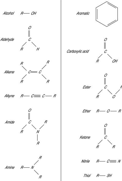 Common Functional Groups in Organic Chemistry Organic Chemistry Cheat Sheet, Organic Chemistry Notes, Chemistry 101, Chemistry Help, Organic Chem, Organic Chemistry Study, College Problems, Chemistry Basics, Study Chemistry