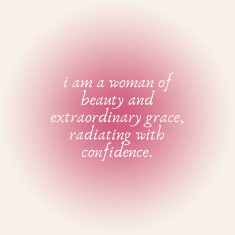 Feminity Quotes Aesthetic, Pretty Affirmations Aesthetic, I Am Loved Affirmations, Confident Woman Aesthetic, 2025 Affirmations, Feminine Affirmations, Beauty Affirmations, Manifesting Vision Board, Affirmation Board