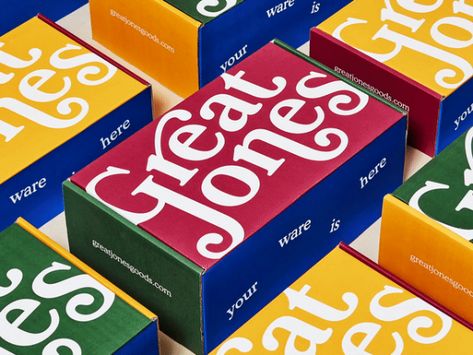 Michael Bierut, Great Jones, Earthy Style, Fotografi Digital, Graphic Motif, Gift Box Design, Food Packaging Design, Custom Icons, Creative Packaging Design