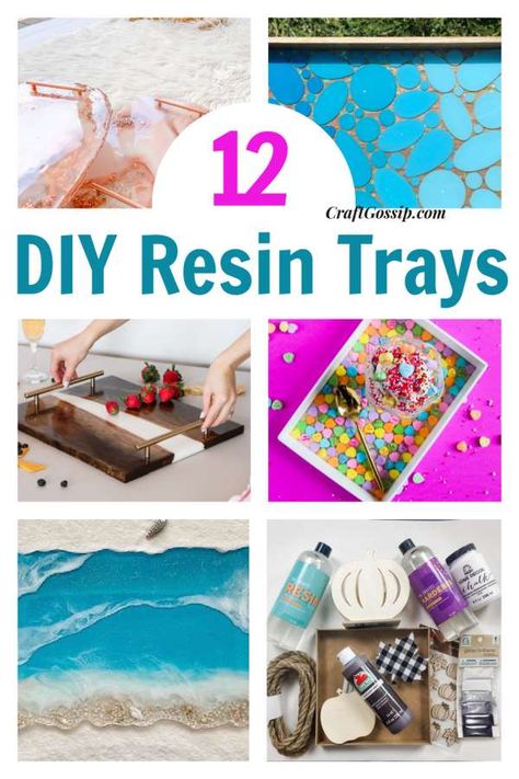 This roundup of crafts shows you how to make Resin trays or Resin rolling trays. All of these tutorials below are for epoxy resin trays.   What is resin? Resin is mainly used as glue. It protects the surface from … Read More... What Is Resin, Resin Rolling Tray, Diy Resin Tray, Functional Crafts, Resin Trays, How To Make Resin, Resin Crafts Tutorial, Diy Tray, Diy Resin Projects