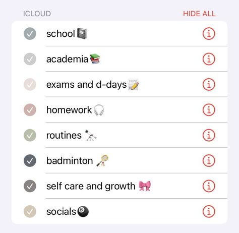 Reminders App Aesthetic, Organize Aesthetic, Green Blue Aesthetic, Studie Hacks, Apple Calendar, Layout Aesthetic, Apple Notes, Notion Ideas, Organization Notes