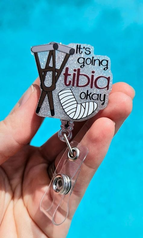 Ortho Badge Reel Ortho Nurse Gift Orthopedic Trauma Nurse - Etsy Ortho Nurse, Orthopedic Nurse, Orthopedic Nursing, Radiology Student, Cloth Badges, Medical Stickers, Badges Diy, Nursing School Motivation, Medical Badge