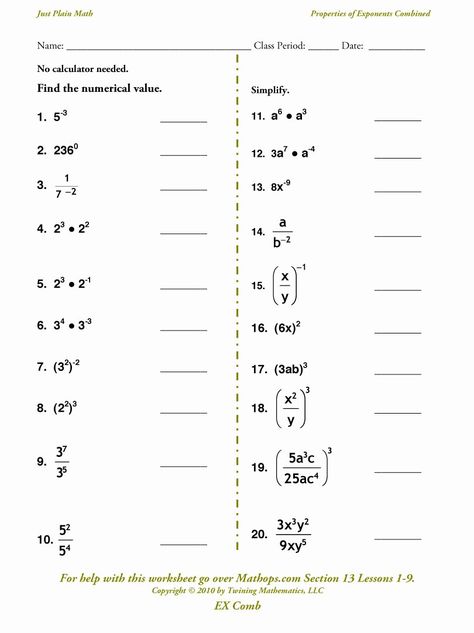 Multiplication Properties Of Exponents Worksheet Inspirational Multiplication Properties Of Exponents Maze – Chessmuseum Template Library Properties Of Exponents, Quotient Rule, Negative Exponents, Math Properties, Exponent Rules, Exponent Worksheets, Properties Of Multiplication, Simplifying Expressions, Rational Expressions