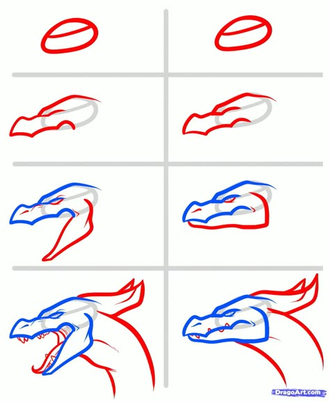 Dragons Breathing Fire, Drawing Dragons, Draw A Dragon, Step Ideas, Drawing Dragon, Dragon Anatomy, Breathing Fire, Easy Disney Drawings, Fire Breathing Dragon