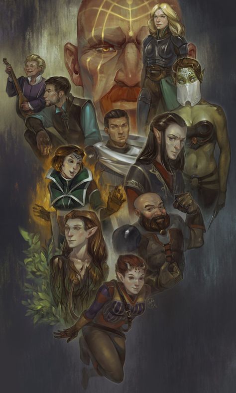 NwN2 by Alteya Character Composition, Dragons Inspiration, Neverwinter Nights, Pillars Of Eternity, Illustrations Digital, Forgotten Realms, Half Life, Party Pictures, Geek Art