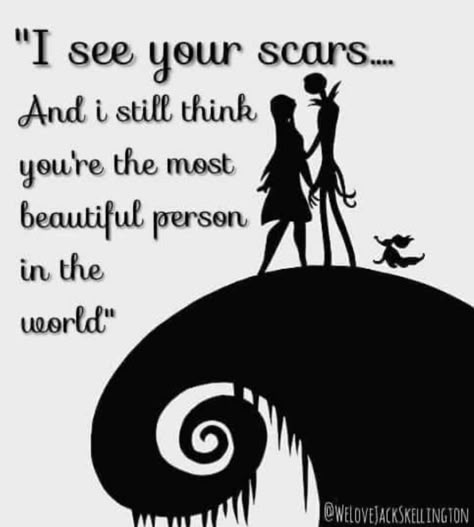 Jack And Sally Love Quotes, Nightmare Before Christmas Vow, Jack And Sally Tattoo Couple Ideas, Sally And Jack Quotes, Nightmare Before Christmas Quotes Love, Jack And Sally On The Hill, Halloween Love Drawings, Night Before Christmas Quotes, The Nightmare Before Christmas Quotes