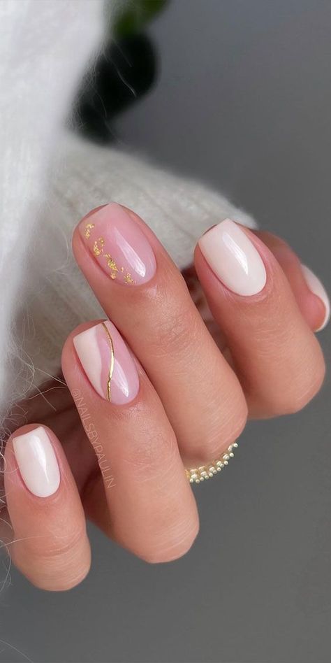 Follow me for more #nails #nailart #soft #naildesign #nailsoftheday #awesome #aesthetic Minimalist Nails For Wedding, Very Simple Short Nails, Simple Nail Art Spring, Simple Nail Design Ideas, Cool Nail Inspo Simple, Nails Art Summer 2024, Cute Simple Nails Short, Simplistic Nail Designs, Pink Minimalist Nails