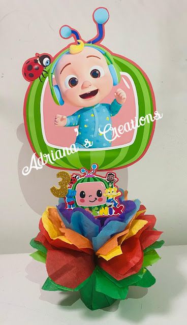 Cocomelon Centerpieces, 1st Birthday Party Themes, 1st Birthday Parties, Birthday Theme, Table Centerpieces, Birthday Party Themes, 1st Birthday, Party Themes, Coco