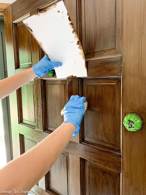 How To Make A Front Door Look Like Wood, Making A Metal Door Look Like Wood, Paint That Looks Like Stain Wood, Wood Look Exterior Door, Garage Doors In Front Of House, Painting Doors To Look Like Wood, Painted Wooden Garage Doors, Making Paint Look Like Wood, Stained Exterior Doors