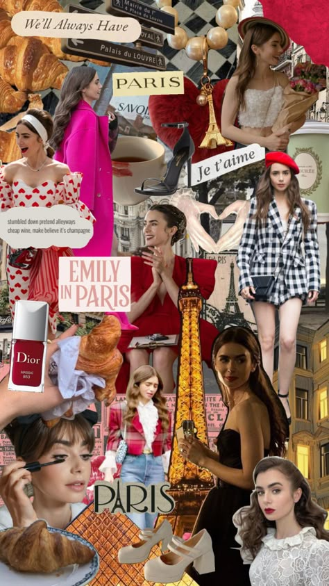 Emily in paris Emily In Paris Moodboard, Emily In Paris Aesthetic Wallpaper, Emily In Paris Party, Emily In Paris Poster, Emily In Paris Wallpaper, Emily En Paris, Emily In Paris Aesthetic, Paris Aesthetic Wallpaper, Emily Em Paris