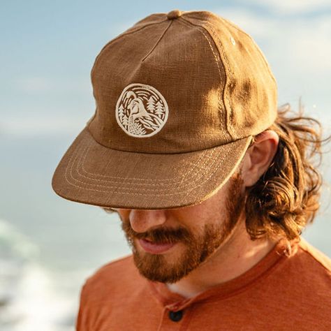 Crafted from 100% hemp with bamboo and cork brim, this breathable hat is perfect for keeping the sun, wind, or rain off your head. And it's 100% plastic-free! It's the perfect accessory to complete any look. This Quail design is also available as a sticker and a patch! Hemp Hat, State Birds, Hemp Fabric, Cotton Hat, California State, Plastic Free, Trucker Cap, Caps Hats, Cork