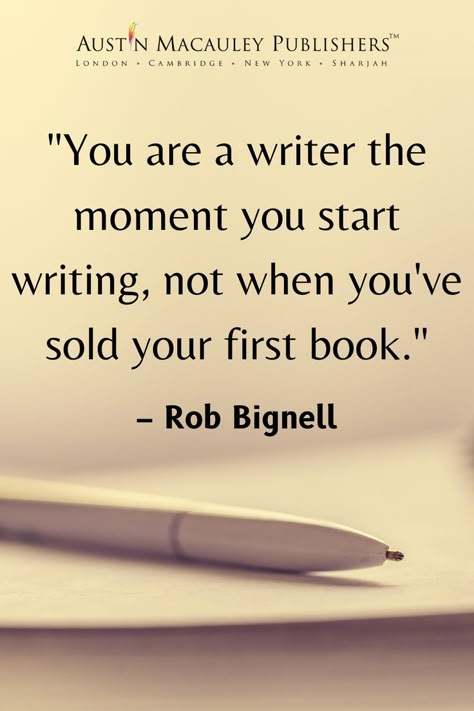 You truly become a writer when you mold your thoughts into words and put it on a paper. #Writers #WritingCommunity #Writing #FamousQuotes Quotes For Writing, Writer Aesthetic, Become A Writer, Writer Memes, Write A Novel, Writing Childrens Books, Writers Help, Writing Memes, Work On Writing