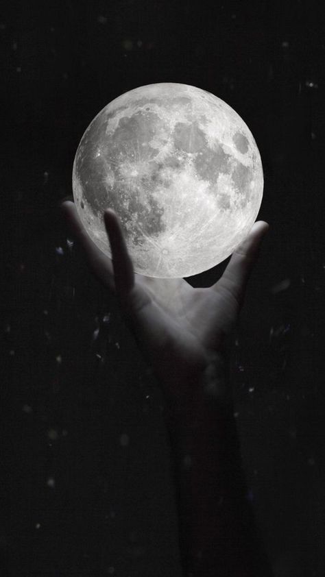 Moon Lamp, The Moon, Moon, Black And White, White, Black