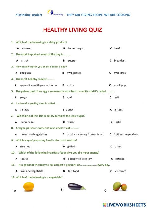 English Pictures, Hygiene Lessons, Lesson Plan Examples, Health Quiz, Therapeutic Recreation, Healthy And Unhealthy Food, Food Quiz, Mommy Hacks, Family Worksheet