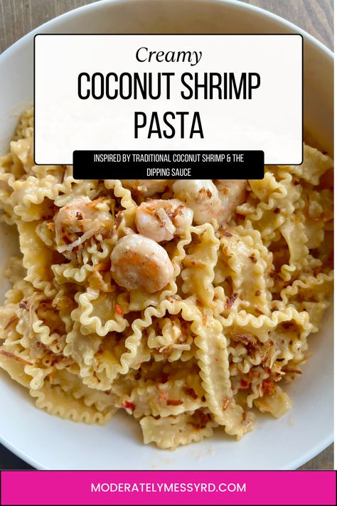 If you love coconut shrimp, this pasta is basically a creamier version of the traditional coconut shrimp dipping sauce (that’s good enough to drink) and it’s topped with toasted coconut flakes for the perfect bite. Quick, 30-minute meal: This recipe uses two pans and is on the table in 30 minutes! It’s rich, creamy and decadent: Rich, decadent and creamy, without the use of cream. It’s quite different than your average pasta- but super delicious! Coconut Cream Shrimp, Coconut Shrimp Pasta, Cream Shrimp Pasta, Coconut Shrimp Dipping Sauce, Creamy Coconut Shrimp, Coconut Milk Substitute, Coconut Shrimp Sauce, Shrimp Dipping Sauce, Healthy Nutritious Meals