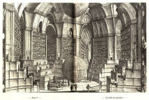 Érik Desmazières illustrates Borges' Library of Babel... The ultimate book place? Library Of Babel, The Library Of Babel, Reading Library, Red Books, Online Library, Digital Library, Latin American, Artist Books, The Library