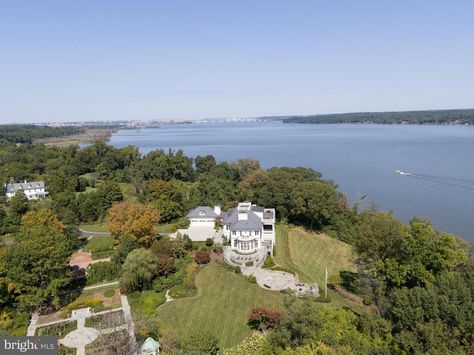 Geothermal Heating, House Foundation, Alexandria Virginia, Potomac River, Private Dock, Alexandria Va, Expensive Houses, Mount Vernon, Exterior Brick